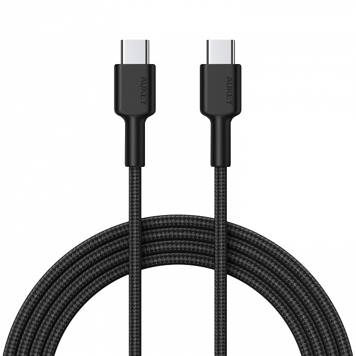 Кабель Aukey Impulse Braided (CB-CD19) USB-C 2.0 2m (Black) купить в интернет-магазине icover