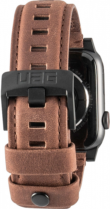 Ремешок Urban Armor Gear Leather (19149B114080) для Apple Watch Series 2/3/4 38/40 mm (Brown) купить в интернет-магазине icover