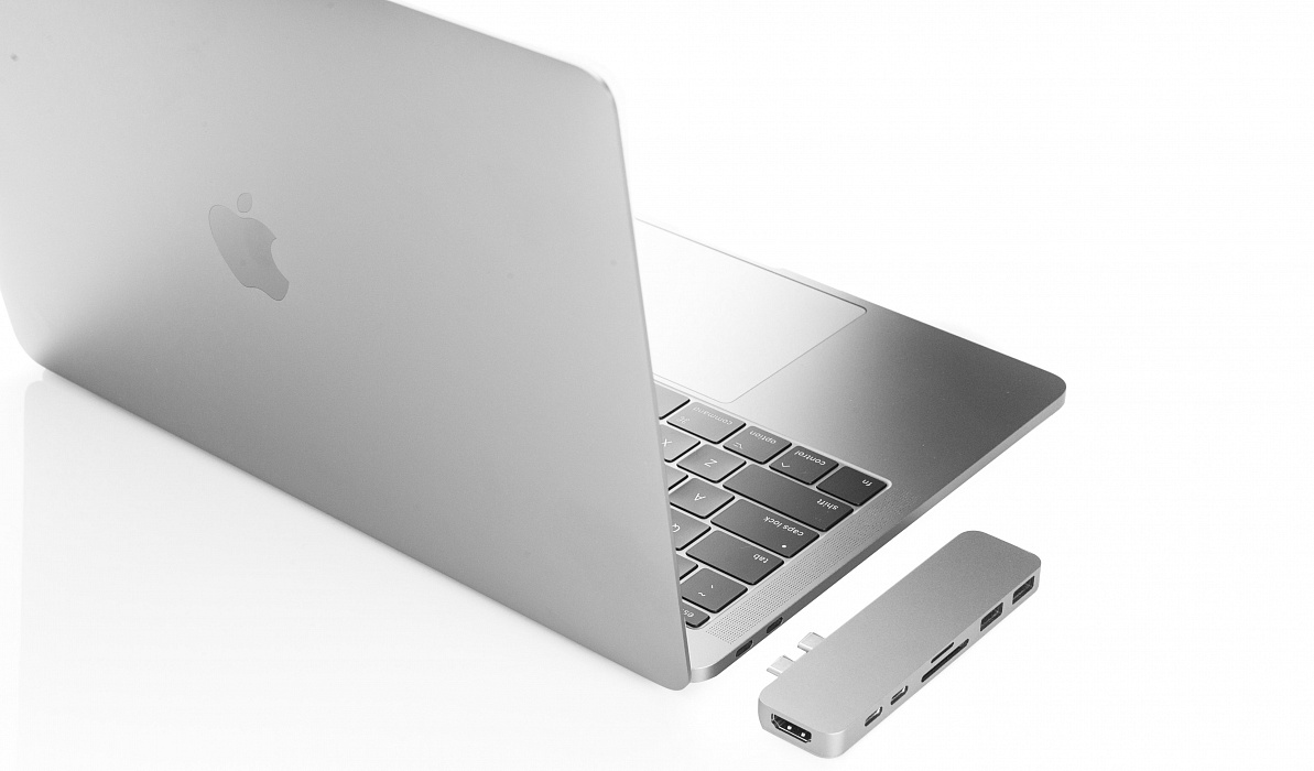 USB-концентратор HyperDrive Duo (GN28B) для MacBook Pro 2016/2017 (Silver) купить в интернет-магазине icover