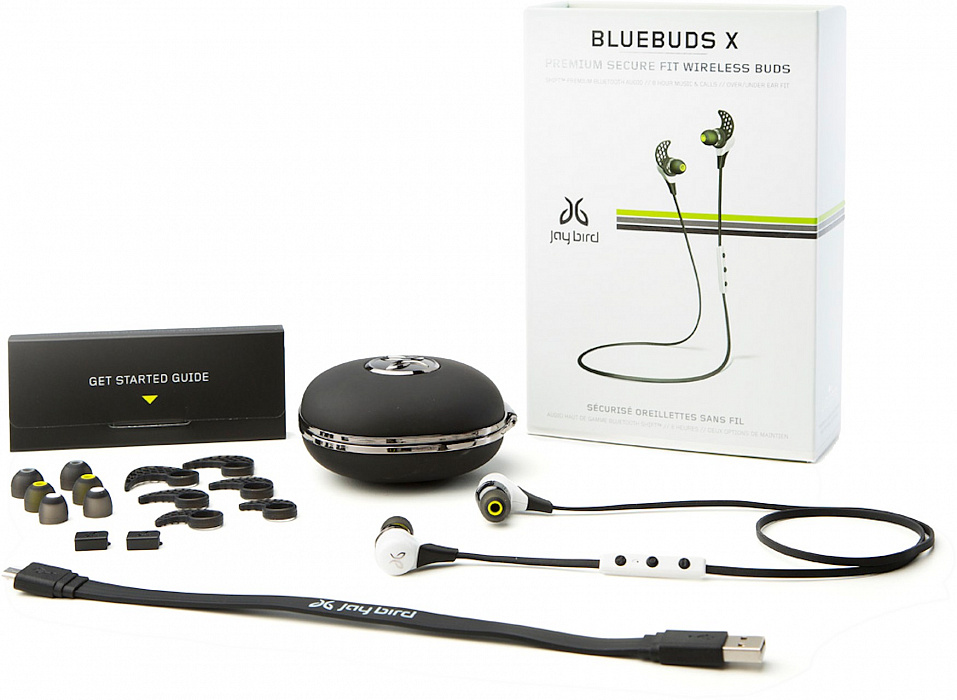 JayBird BlueBuds X - Bluetooth гарнитура (Storm White) купить в интернет-магазине icover