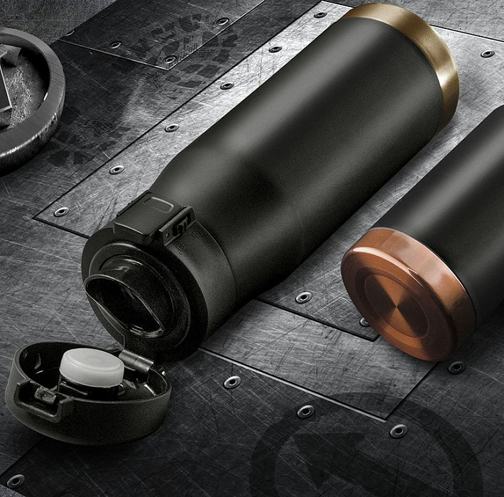 Термокружка Asobu Liberty canteen 0.5 л LC17 (Black/Copper) купить в интернет-магазине icover