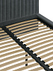 Кровать двуспальная RIDBERG LUGANO 160x200 Велюр NEO 26 (Grey) купить в интернет-магазине icover