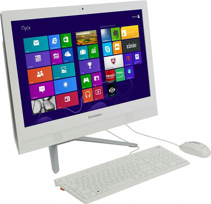 Моноблок Lenovo C50-30 23'' Intel Pentium 3825U 1.90GHz, 4Gb, 1Tb (F0B100MURK) White купить в интернет-магазине icover