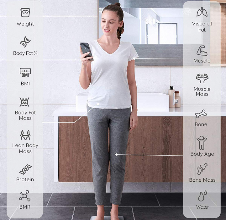 Умные весы Anker Eufy Smart Scale P1 (White) купить в интернет-магазине icover