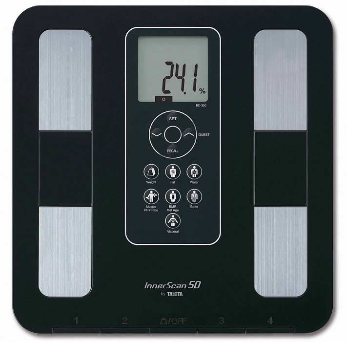 Напольные весы с анализатором жировой массы Tanita BC-351 (Black) купить в интернет-магазине icover