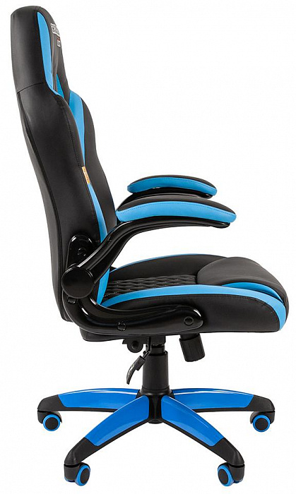 Игровое кресло Chairman Game 15 (Black/Blue) купить в интернет-магазине icover