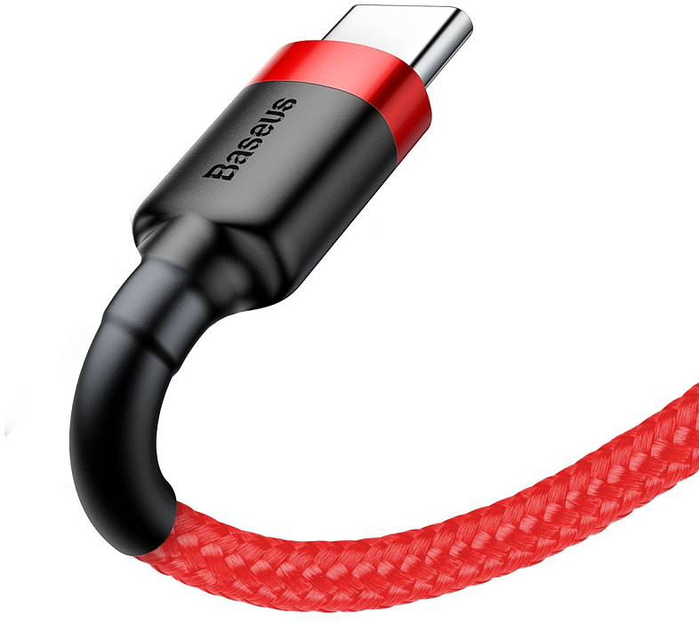 Кабель Baseus Cafule Series USB/USB-C 1m CATKLF-B09 (Red/Red) купить в интернет-магазине icover