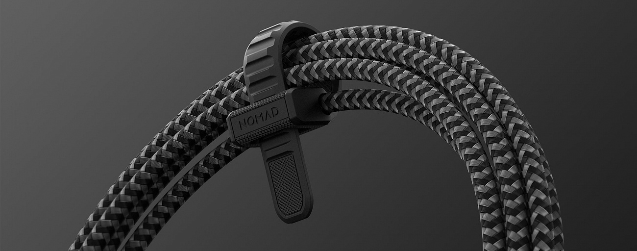 Кабель для iPhone, iPad Nomad (NM01AB1000) USB-A to Lightning 3m (Black) купить в интернет-магазине icover