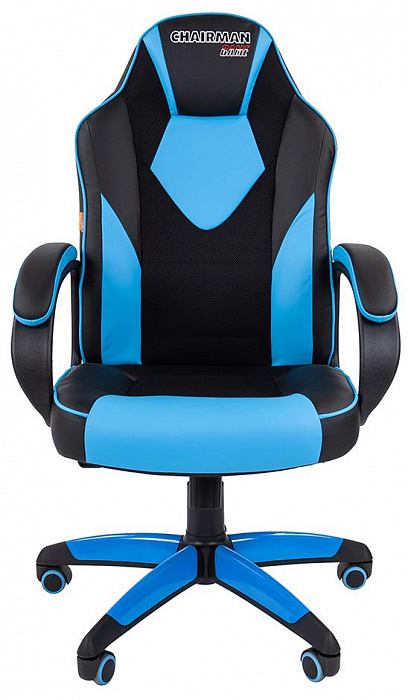 Игровое кресло Chairman Game 17 (Black/Blue) купить в интернет-магазине icover