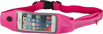 Спортивный чехол на пояс Romix Touch Screen Waist Bag (RH16-5.5RD) для смартфона 5.5" (Pink)