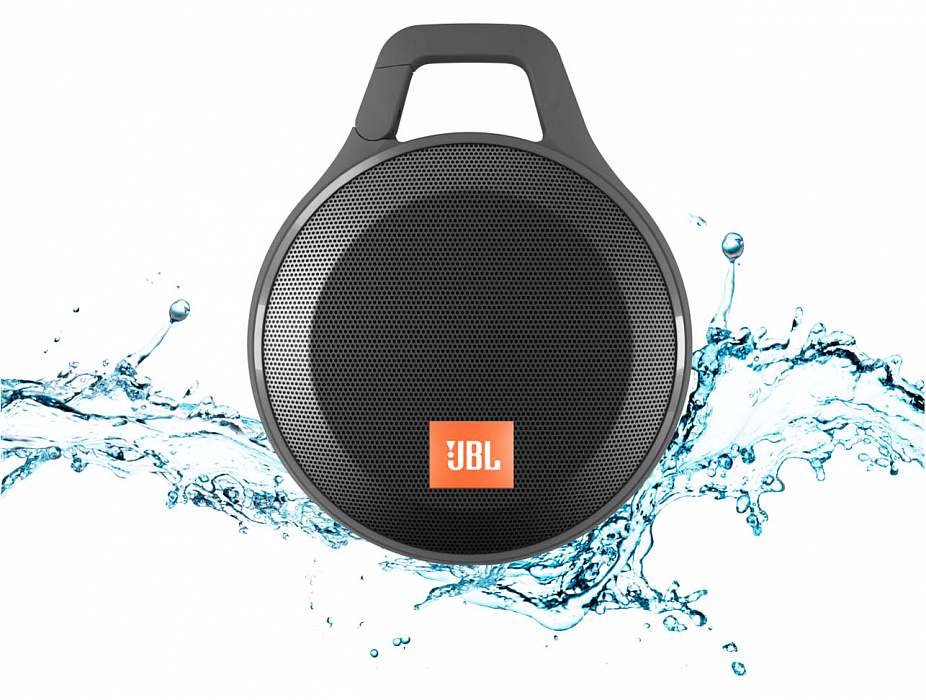 Портативная акустика JBL Clip Plus (JBLCLIPPLUSBLK) – компактная акустическая система (Black) купить в интернет-магазине icover