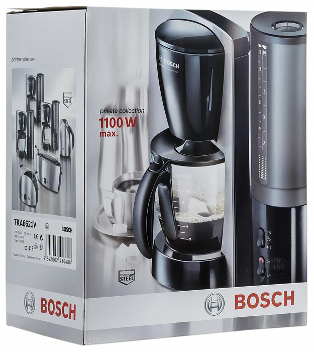 Bosch Private Collection TKA 6621v (TKA-6621V) - кофеварка (Black) купить в интернет-магазине icover