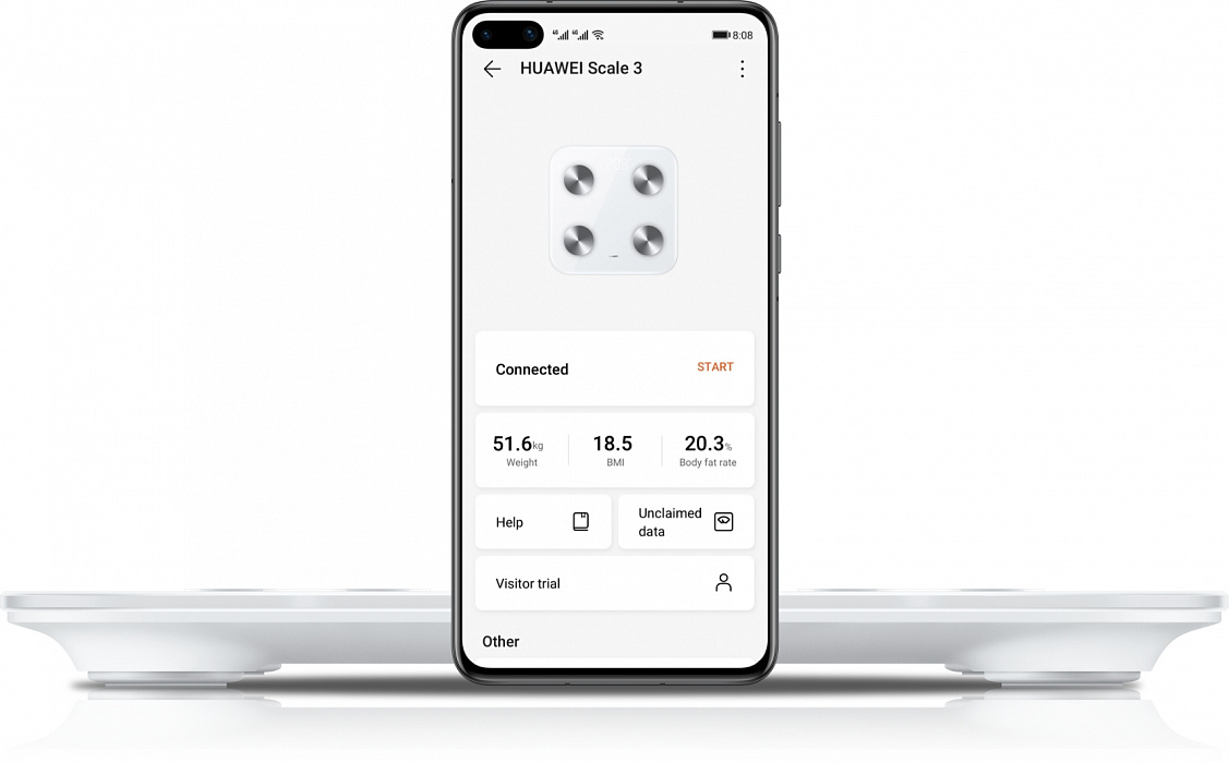 Диагностические весы Huawei Scale 3 (White) купить в интернет-магазине icover