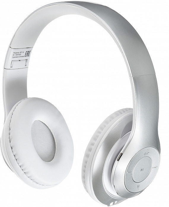 Bluetooth-наушники Digma BT-14 с микрофоном (Silver) купить в интернет-магазине icover