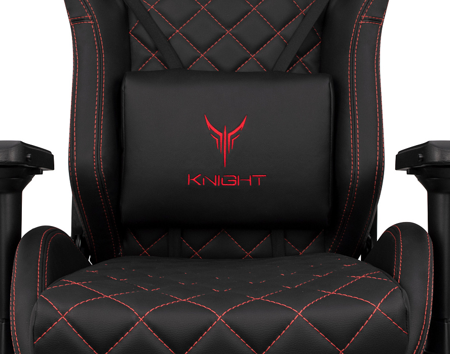 Игровое кресло Бюрократ Knight Titan (Black/Red) купить в интернет-магазине icover