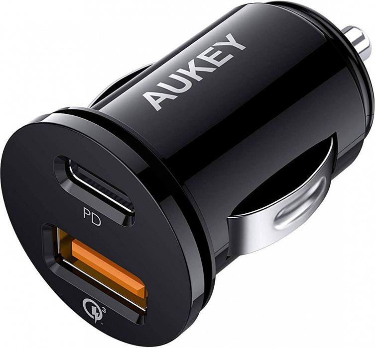 Автомобильная зарядка Aukey CC-Y11 (Black) купить в интернет-магазине icover