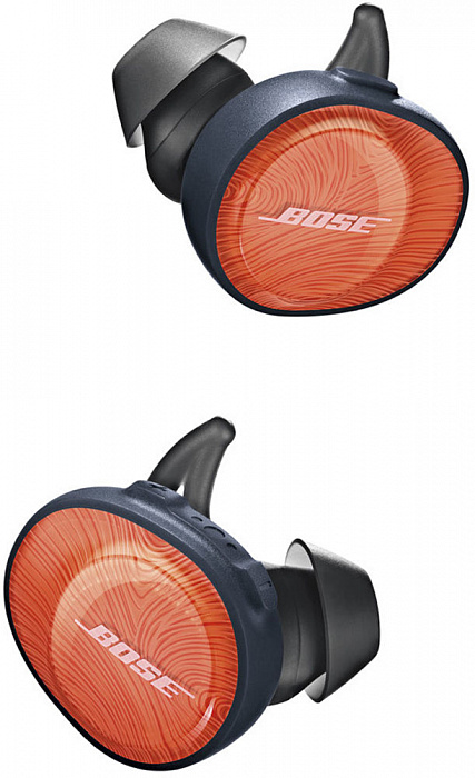 Bluetooth-наушники Bose SoundSport Free с микрофоном (Bright Orange) купить в интернет-магазине icover