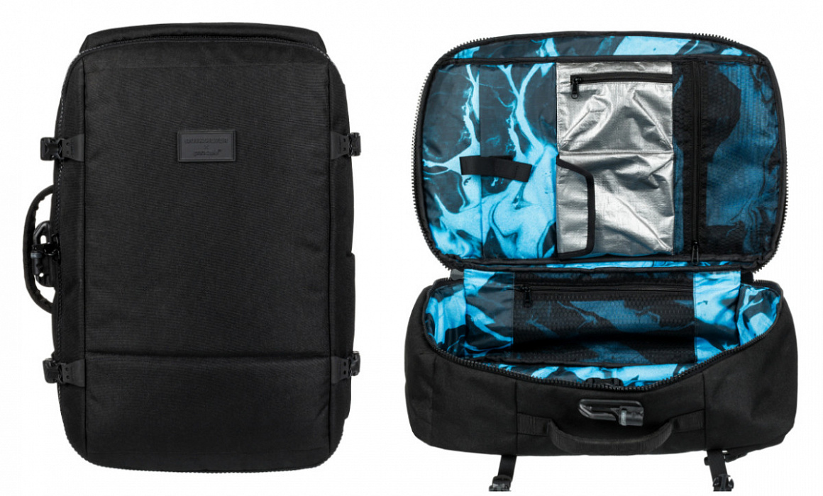 Рюкзак Quiksilver X Pacsafe 40L 26105100 (Black) купить в интернет-магазине icover