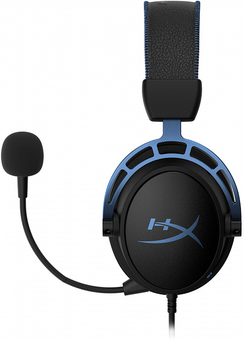 Игровые наушники HyperX Cloud Alpha S HX-HSCAS-BL/WW (Black/Blue) купить в интернет-магазине icover