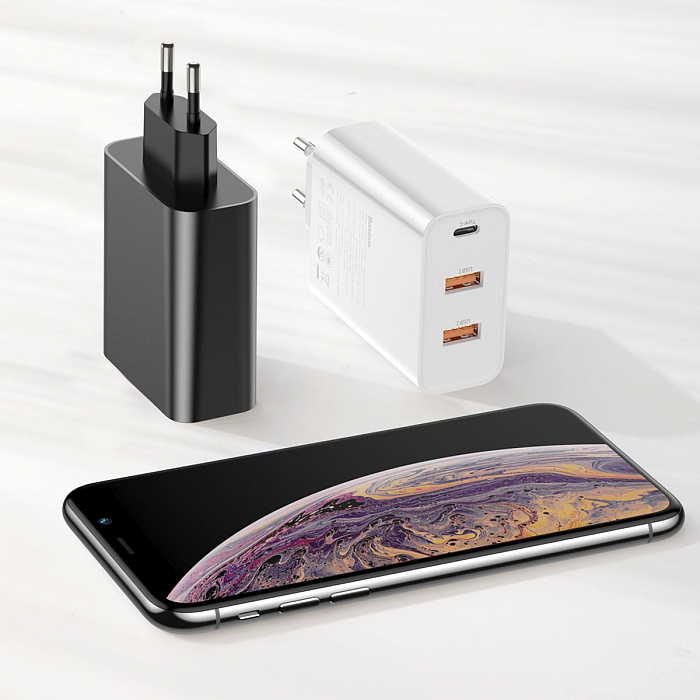 Сетевое зарядное устройство Baseus Speed PPS Quick Charger Type C CCFS-G01 (Black) купить в интернет-магазине icover