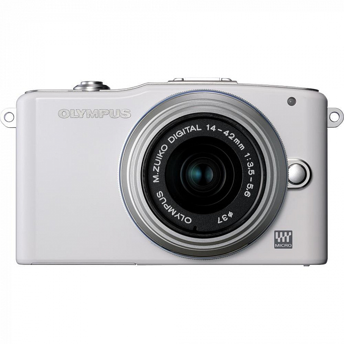 Olympus Pen E-PM1 kit 14-42mm - беззеркальная фотокамера (White) купить в интернет-магазине icover
