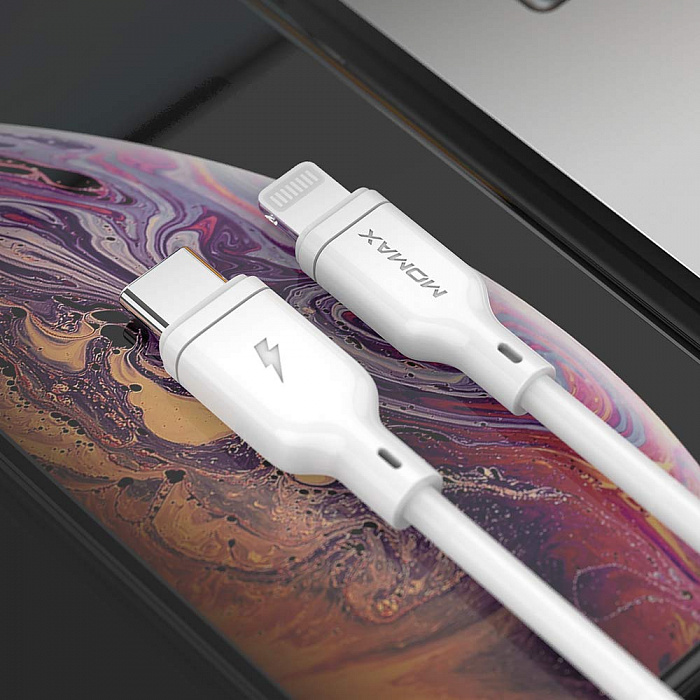 Кабель для iPod, iPhone, iPad Momax Zero DL36 USB-C/Lightning 1.2m (White) купить в интернет-магазине icover