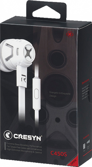 Cresyn C450S - наушники с микрофоном (White) купить в интернет-магазине icover