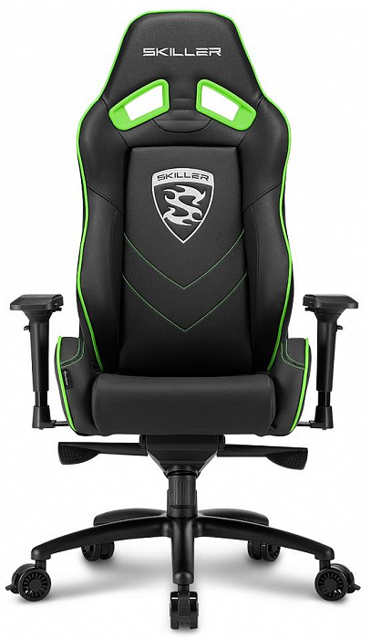 Игровое кресло Sharkoon Skiller SGS3 (Black/Green) купить в интернет-магазине icover