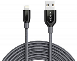 Купить кабель для ipod, iphone, ipad anker powerline+ 3 m (a8123ha1) lightning to usb (grey) в Москве. В нашем каталоге интернет-магазина icover.ru вы можете ознакомиться с ценами, подробным описанием, фотографиями и техническими характеристиками. Низкие цены. Высокое качество. Доставка по России. Заказать товары по телефону +7(495)229-39-50 Кабель для iPod, iPhone, iPad Anker PowerLine+ 3 m (A8123HA1) Lightning to USB (Grey) купить в интернет-магазине icover