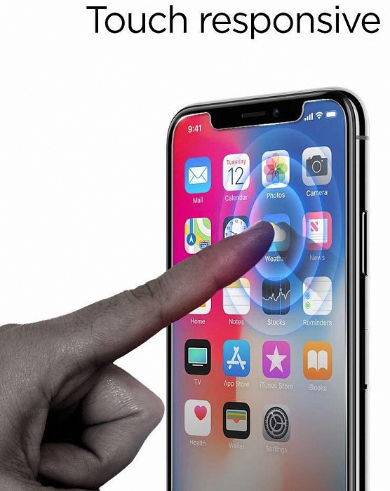 Защитное стекло Spigen Glas.tR SLIM HD (063GL24514) для iPhone Xs/X/11 Pro (Clear) купить в интернет-магазине icover