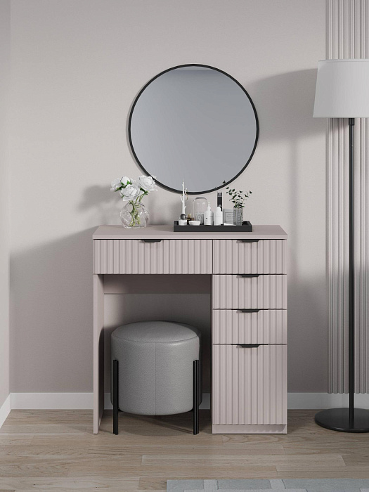 Стол туалетный RIDBERG LUGANO 5Я (Cashmere/Black) купить в интернет-магазине icover