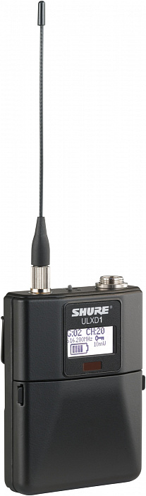 Shure ULXD14E K51 (A042098) - цифровая инструментальная радиосистема с портативным передатчиком ULXD1 (Black) купить в интернет-магазине icover
