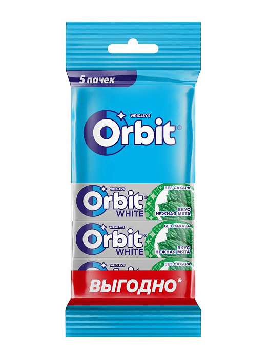 Набор Orbit White Освежающая мята (5х13,6г), White Нежная мята (5х13,6г), Сочный арбуз (5х13,6г) купить в интернет-магазине icover