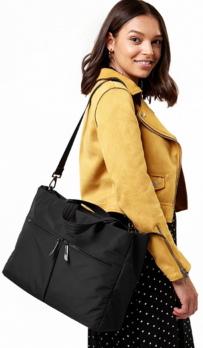 Сумка Knomo Amsterdam (129-201-BLK) для ноутбука до 14" (Black) купить в интернет-магазине icover