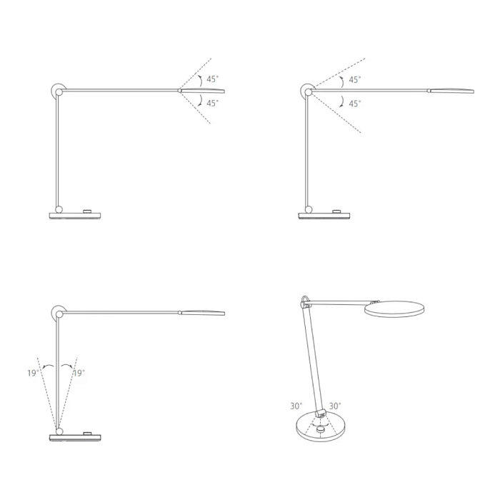 Настольная светодиодная лампа Xiaomi Mi Smart LED Desk Lamp Pro (BHR4119GL) купить в интернет-магазине icover