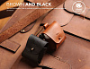 Чехол Elago Genuine Cow Leather Case (EAPLE-BK) для AirPods (Black) купить в интернет-магазине icover