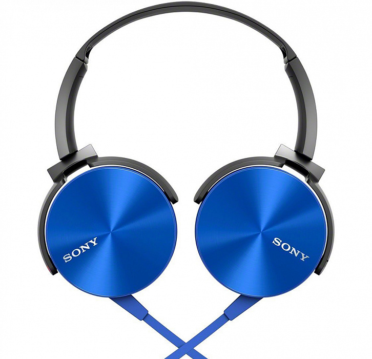 Sony MDR-XB450AP/L - накладные наушники (Blue) купить в интернет-магазине icover