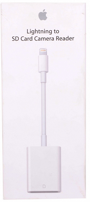 Адаптер Apple Lightning to SD Card MJYT2ZM/A (White) купить в интернет-магазине icover