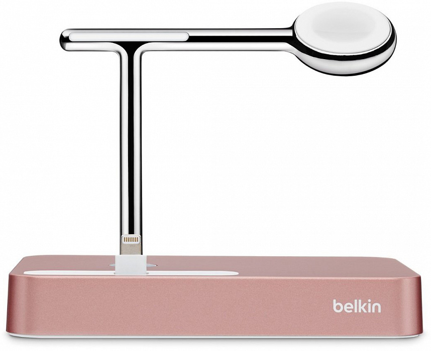 Belkin Valet Charge Dock - док-станция для iPhone и Apple Watch (Rose Gold) купить в интернет-магазине icover