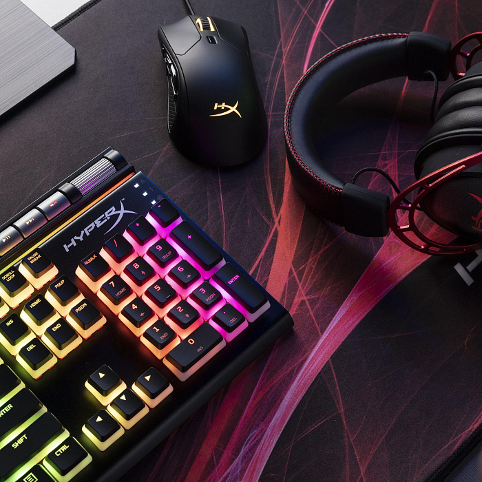 Игровая клавиатура HyperX Alloy Elite 2 Red switches RGB USB (HKBE2X-1X-RU/G) купить в интернет-магазине icover