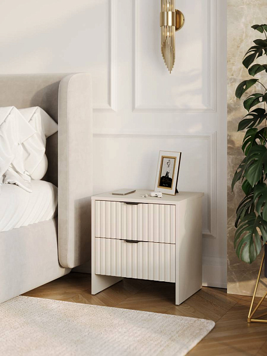 Тумба RIDBERG LUGANO 2Я 2 шт (Cashmire/Black) купить в интернет-магазине icover