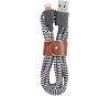 Кабель Native Union Belt Cable USB-Lightning 1.2m (Zebra) купить в интернет-магазине icover