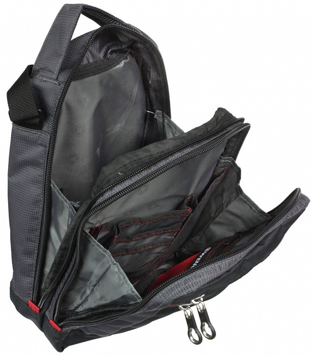 Wenger Vertical boarding bag (1092238) – сумка дорожная (Black/Grey) купить в интернет-магазине icover