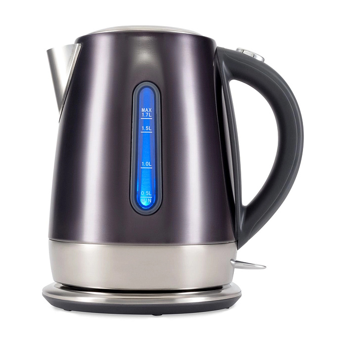 Чайник электрический Hyundai HYK-S7777 1.7 л 2200 Вт (Graphite/Silver) купить в интернет-магазине icover