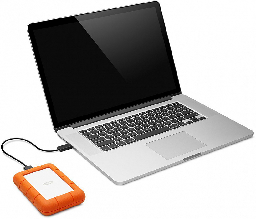 Внешний жесткий диск LaCie Rugged Mini 2.5" 1Tb USB 3.0 LAC301558 (Orange) купить в интернет-магазине icover