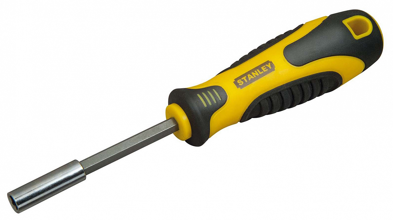 Отвертка со сменными вставками Stanley Multi Bit 0-70-885 (Black/Yellow) купить в интернет-магазине icover