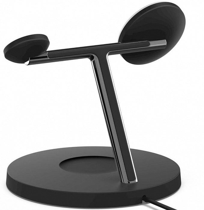 Беспроводное зарядное устройство Belkin MagSafe 3-in-1 Wireless Charger WIZ009vfBK (Black) купить в интернет-магазине icover
