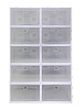 Коробки для хранения обуви Ridberg 10 шт (Transparent) купить в интернет-магазине icover