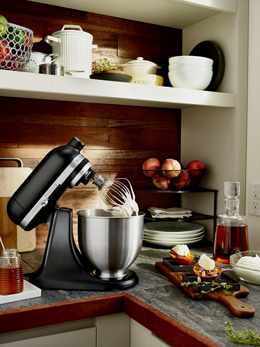 Планетарный миксер KitchenAid Artisan Mini 5KSM3311XEBM (Black Matte) купить в интернет-магазине icover