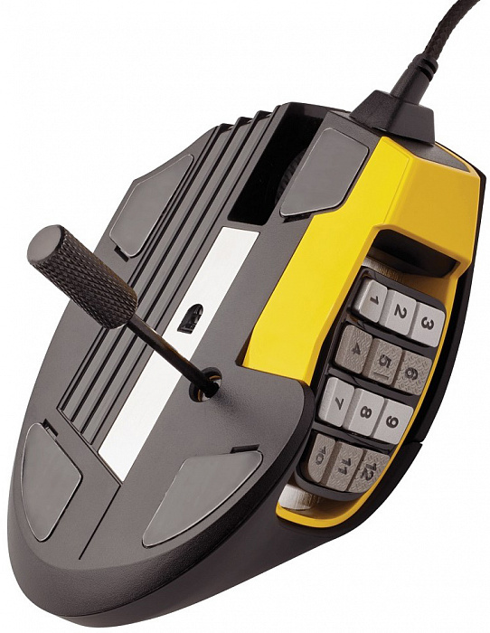 Игровая мышь Corsair Scimitar PRO RGB CH-9304011-EU (Yellow) купить в интернет-магазине icover